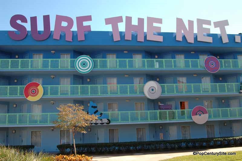 Surf the Net Building Decor